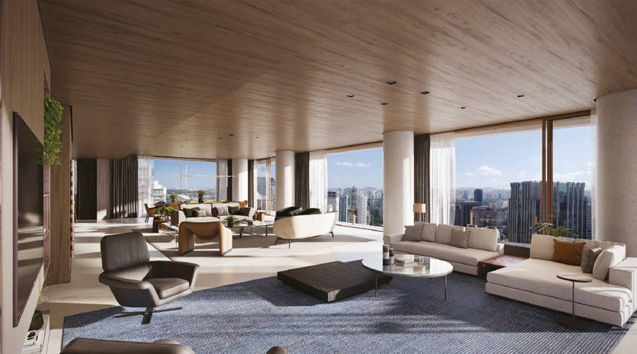Vizcaya Itaim - Living Apartamento